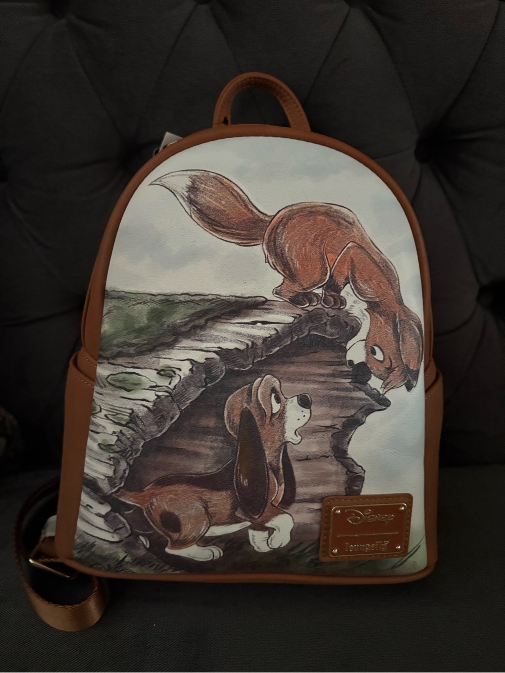 Loungefly Brown Bambi & Friend Mini Backpack